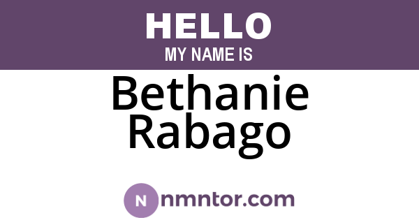 Bethanie Rabago