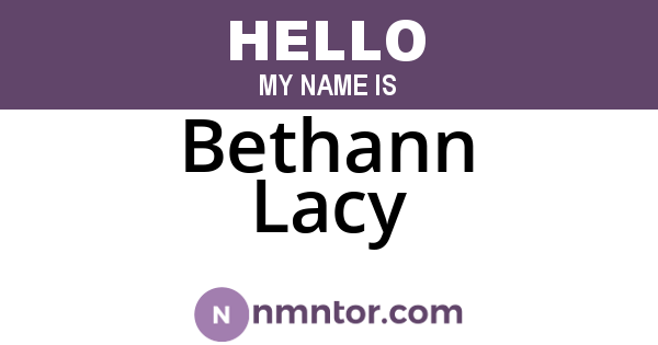 Bethann Lacy