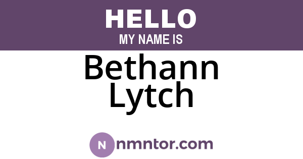 Bethann Lytch