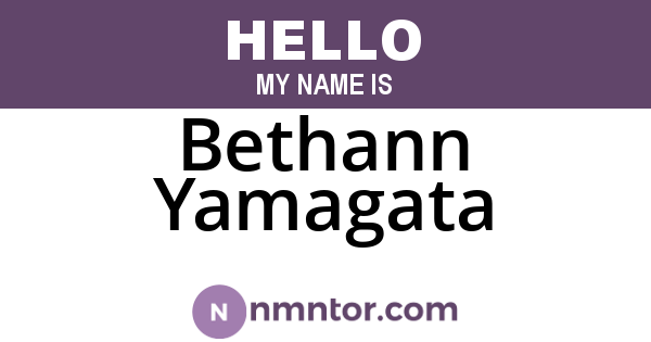 Bethann Yamagata