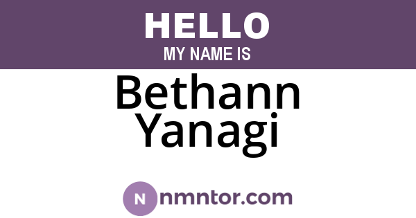 Bethann Yanagi