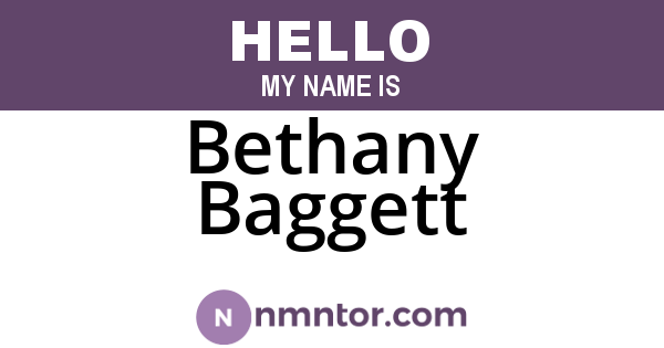 Bethany Baggett