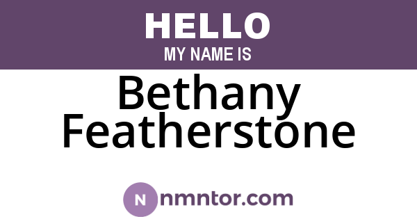 Bethany Featherstone