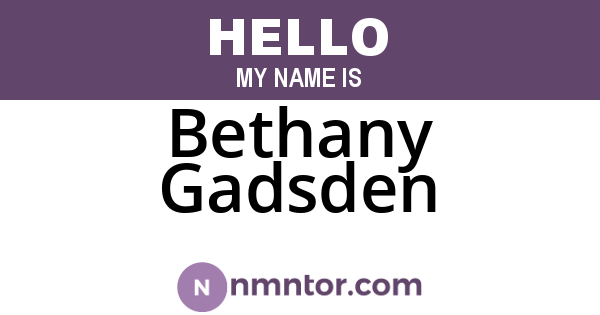 Bethany Gadsden
