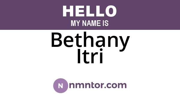 Bethany Itri