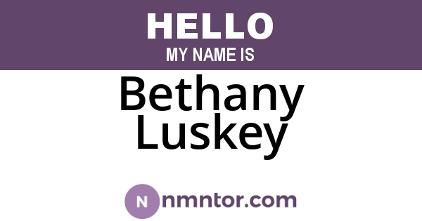Bethany Luskey