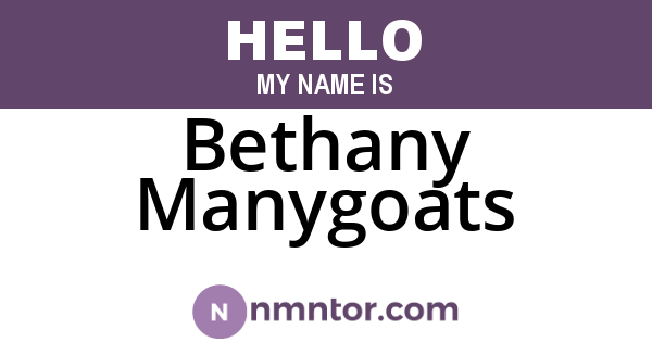 Bethany Manygoats