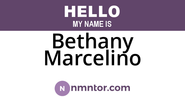 Bethany Marcelino