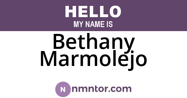 Bethany Marmolejo