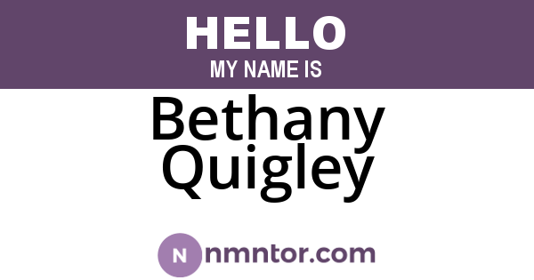 Bethany Quigley