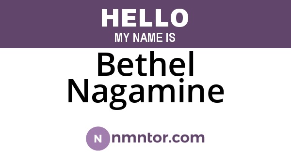Bethel Nagamine
