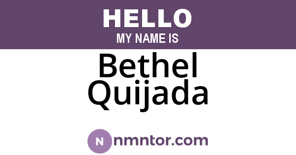 Bethel Quijada