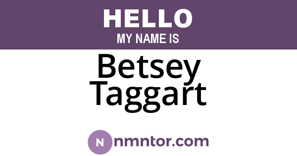 Betsey Taggart