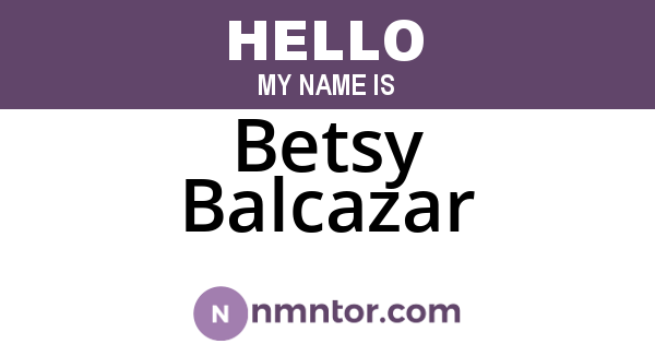 Betsy Balcazar