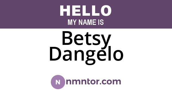 Betsy Dangelo