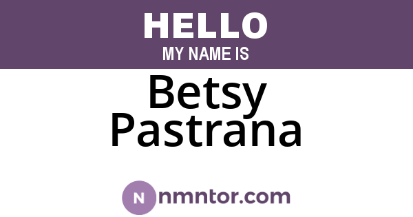 Betsy Pastrana