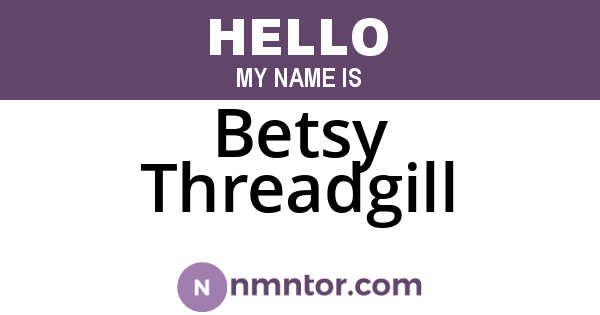 Betsy Threadgill