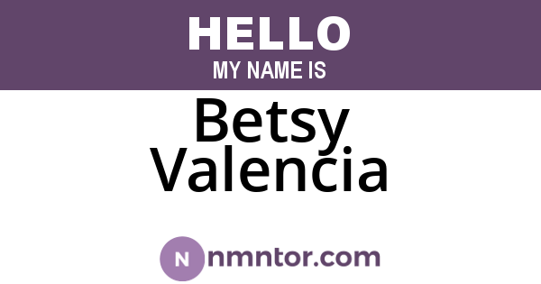 Betsy Valencia