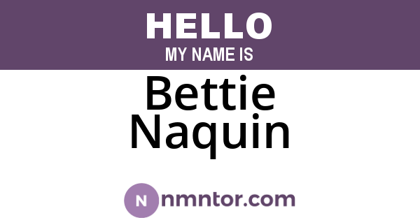 Bettie Naquin