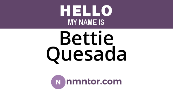 Bettie Quesada