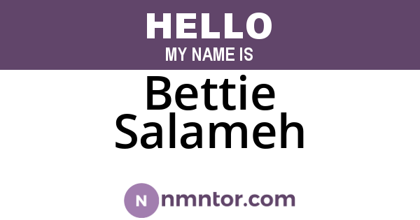 Bettie Salameh