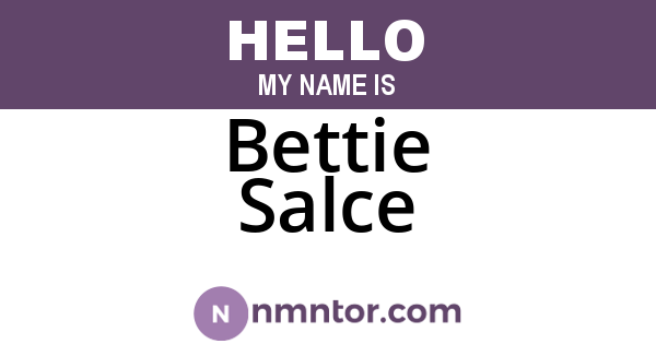 Bettie Salce