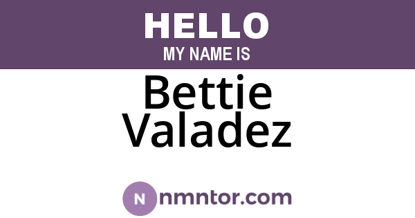 Bettie Valadez