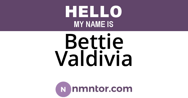 Bettie Valdivia