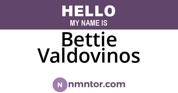 Bettie Valdovinos
