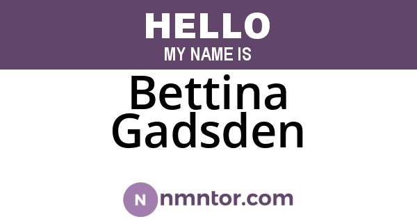 Bettina Gadsden