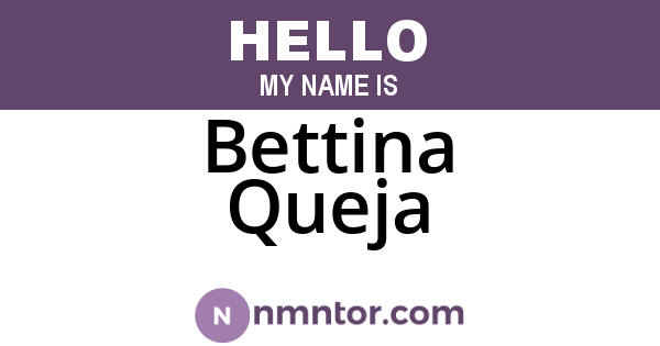 Bettina Queja