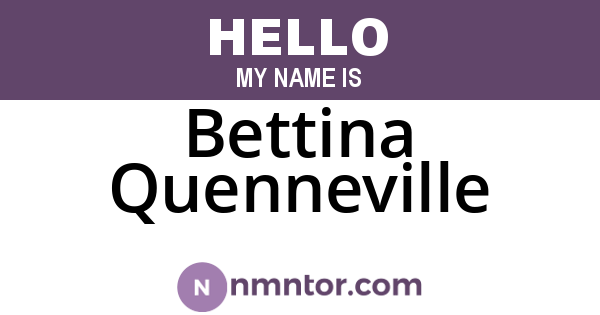 Bettina Quenneville