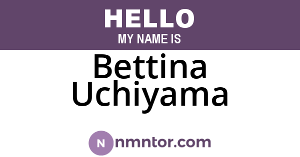 Bettina Uchiyama
