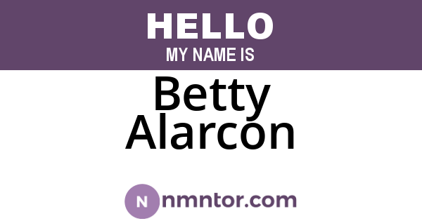 Betty Alarcon