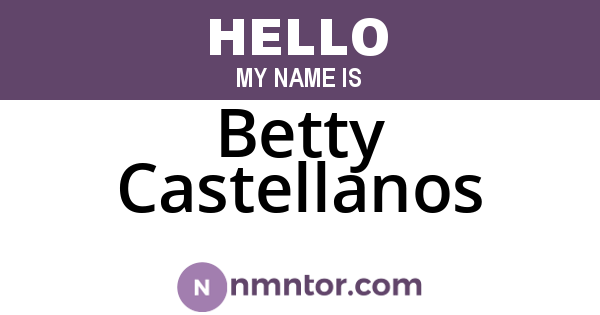Betty Castellanos