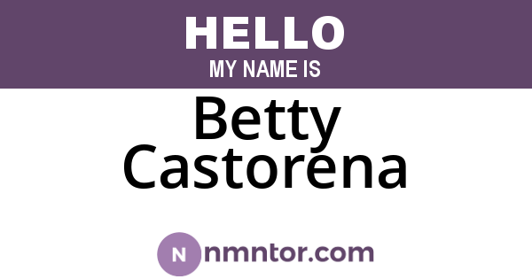 Betty Castorena