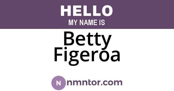 Betty Figeroa