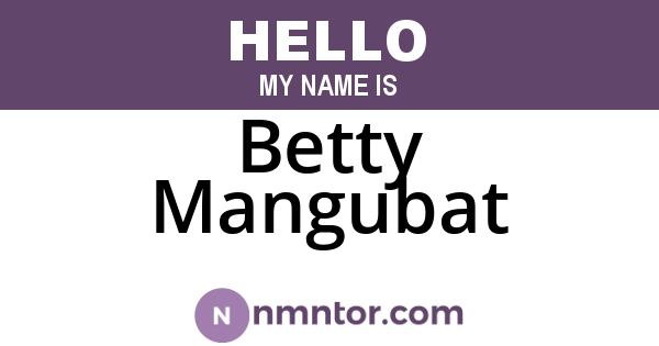 Betty Mangubat