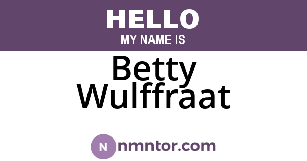 Betty Wulffraat
