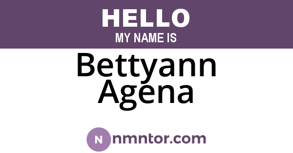 Bettyann Agena