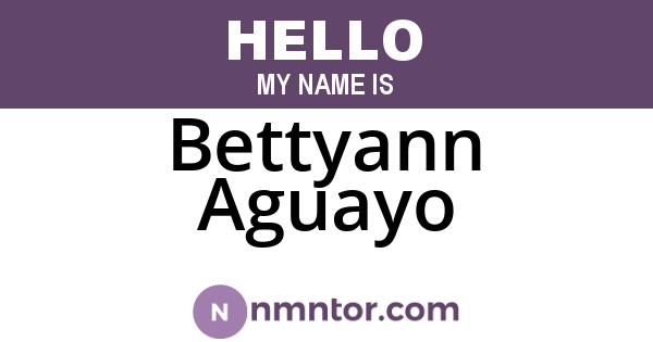 Bettyann Aguayo
