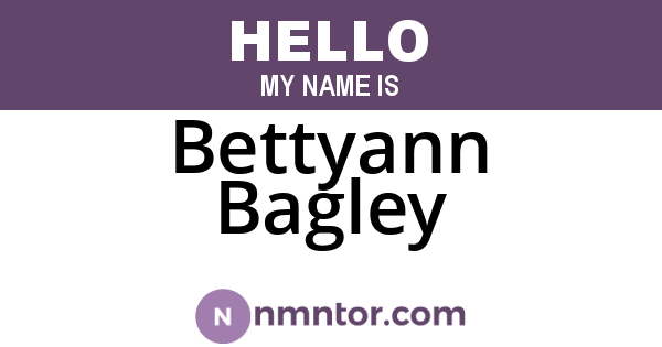 Bettyann Bagley