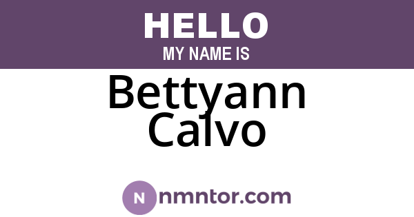 Bettyann Calvo