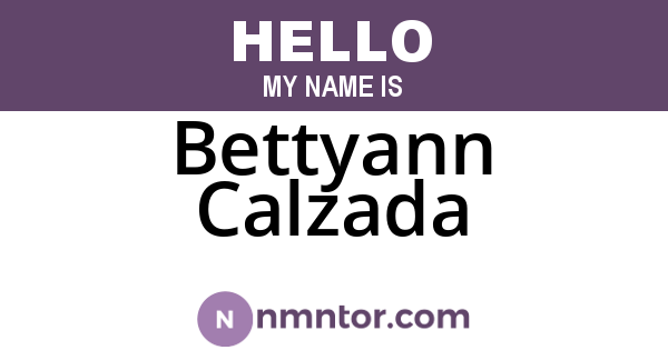 Bettyann Calzada