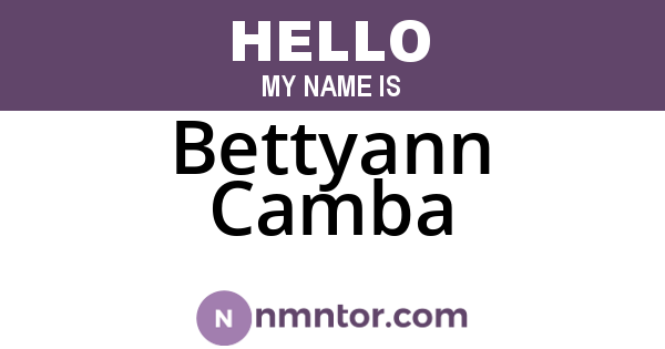 Bettyann Camba
