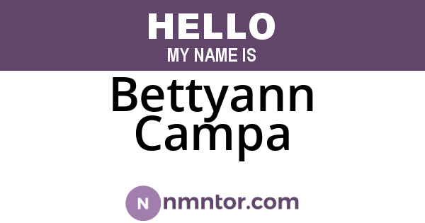 Bettyann Campa