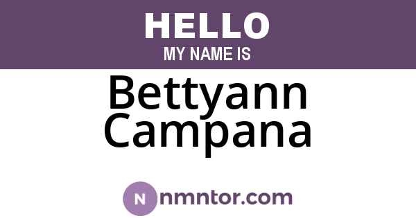 Bettyann Campana
