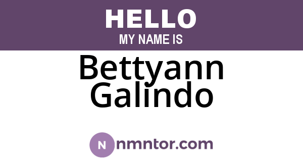 Bettyann Galindo
