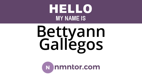 Bettyann Gallegos