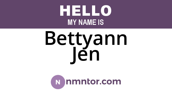Bettyann Jen